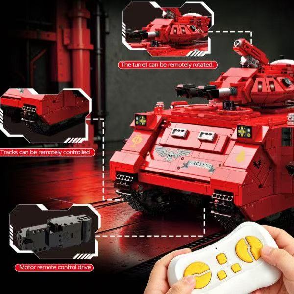 DK 90003 WARHAMMER 40K Blood Angels Predator Tank (Remote Powered Version) Turret - YWOBB