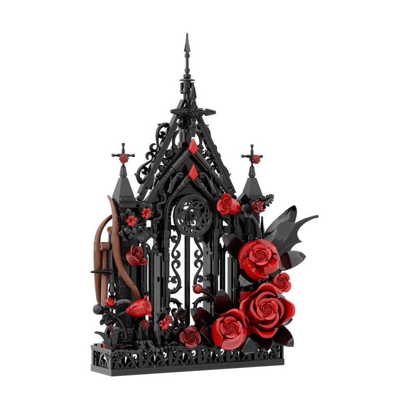 GOBRICKS MOC S1067 Gothic windows - YWOBB