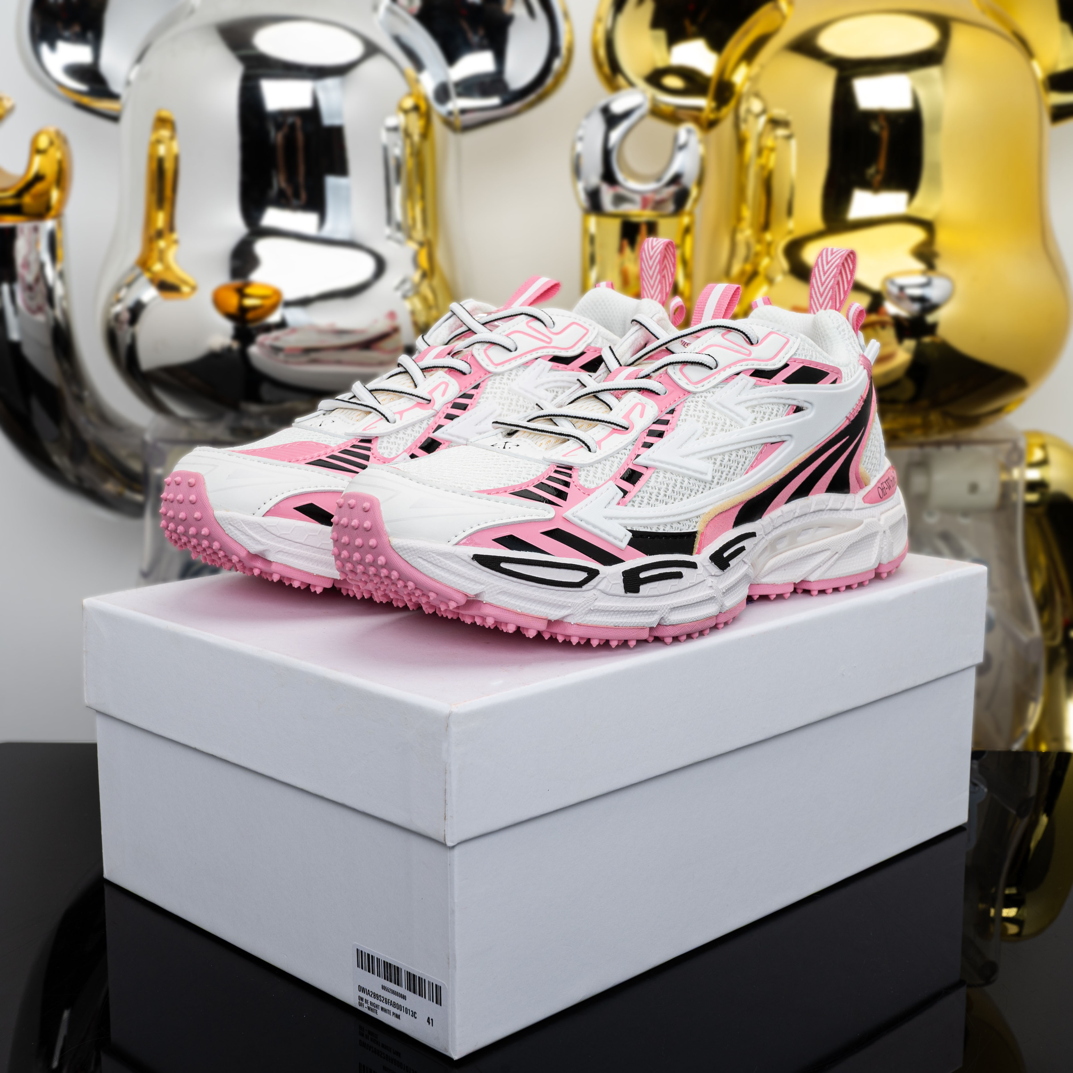 Off-White Be Right Back White Pink OWIA289S26FAB001013C