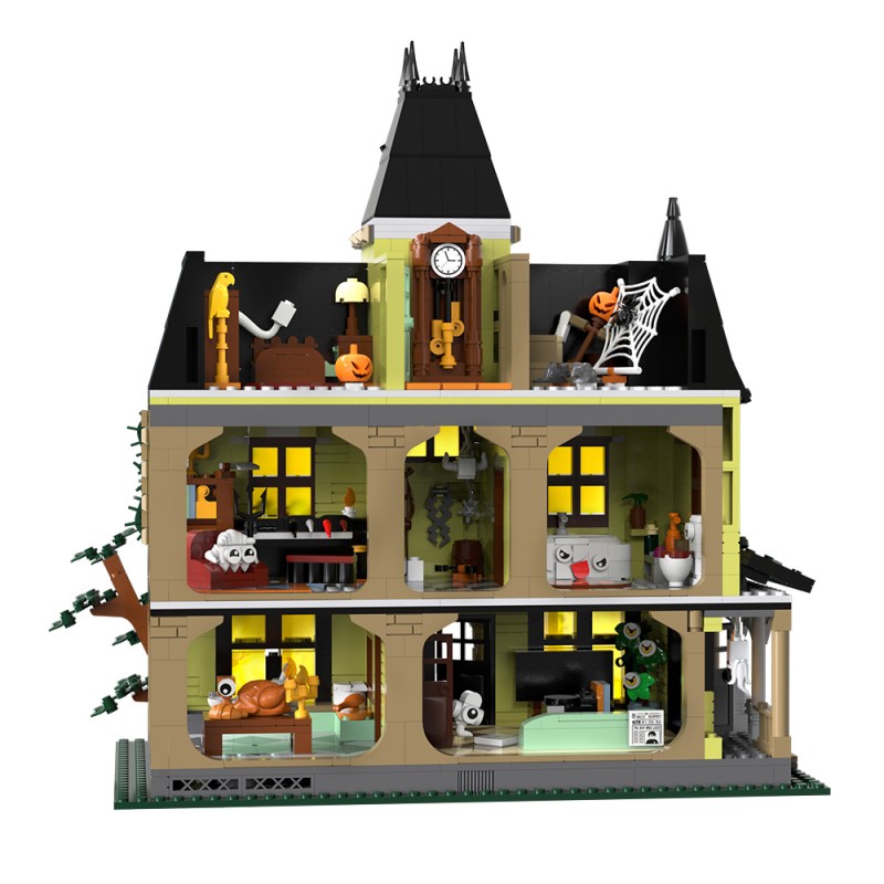 GOBRICKS MOC S1010 The Haunted Mansion - YWOBB