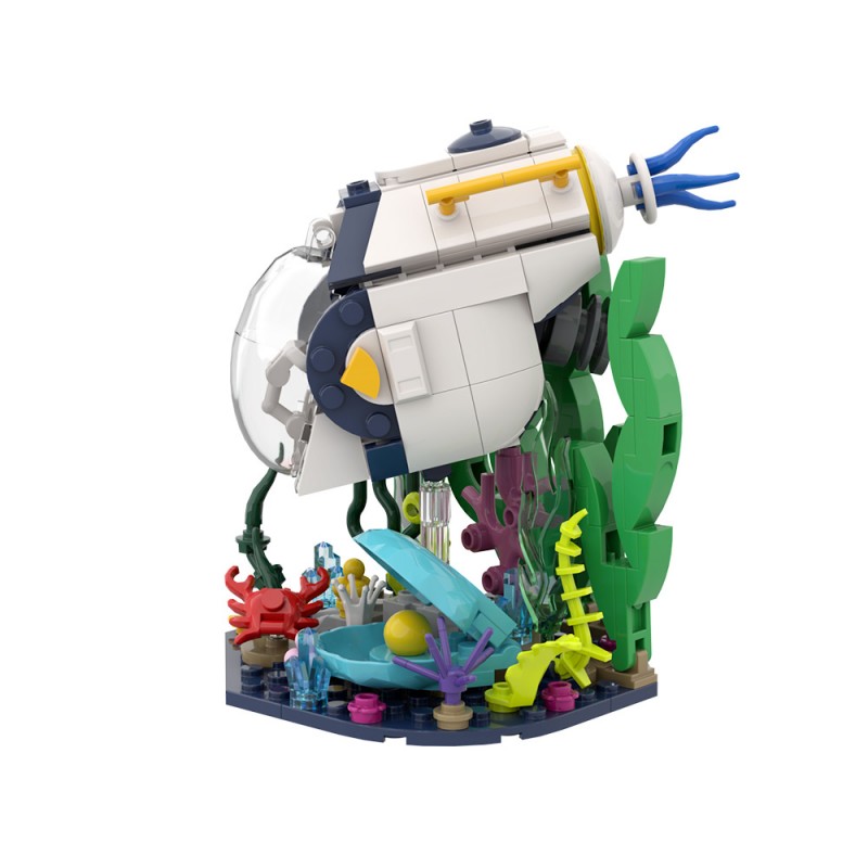GOBRICKS MOC S1109 subnautica 2 tadpole - YWOBB