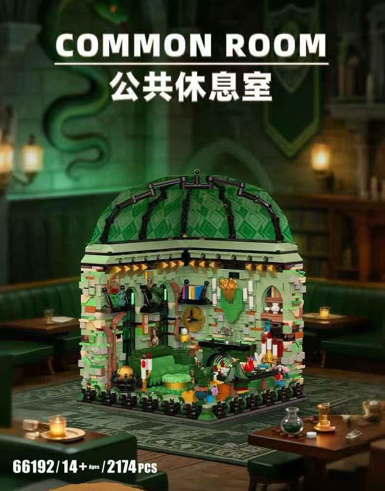 Xbert 66192 Harry Potter Slytherin Common Room with Lights - YWOBB
