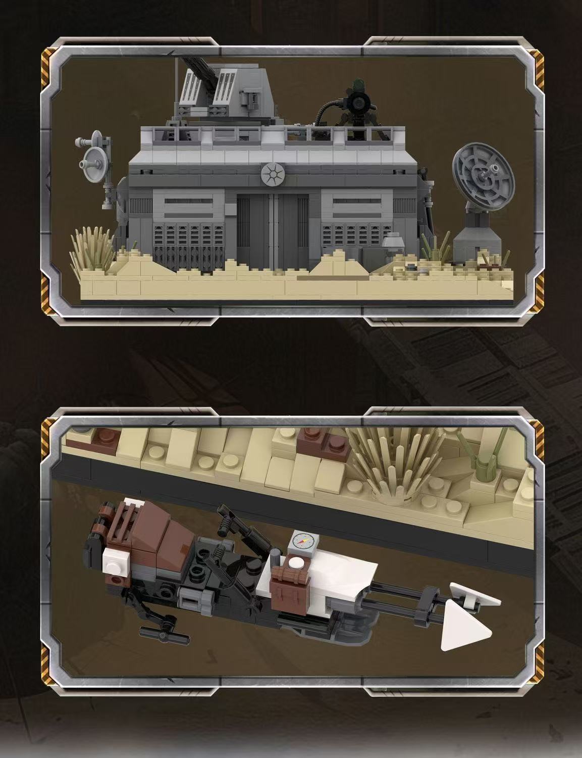 Amazing Block 90010 STAR PLAN GALACTIC FRONTIER GARRISON - YWOBB