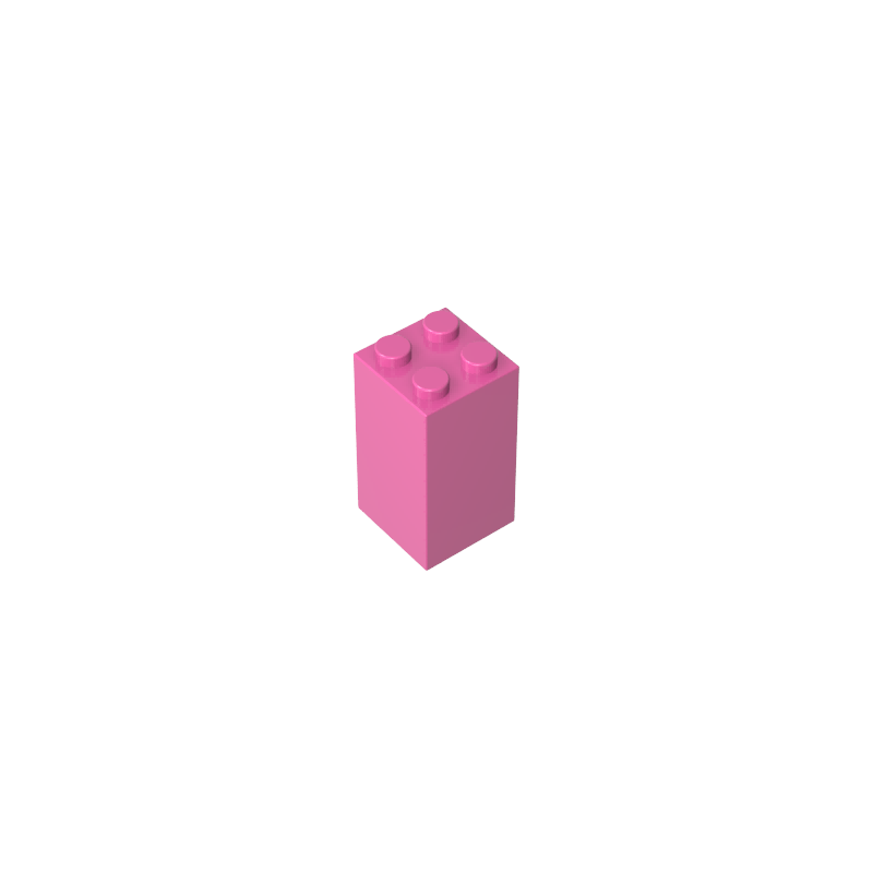 GOBRICKS GDS-867 Brick 2 x 2 x 3 - YWOBB