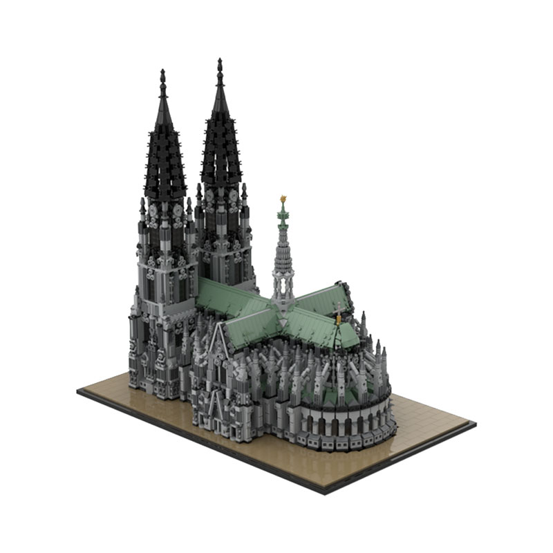 GOBRICKS MOC 191784 Cologne Cathedral - YWOBB