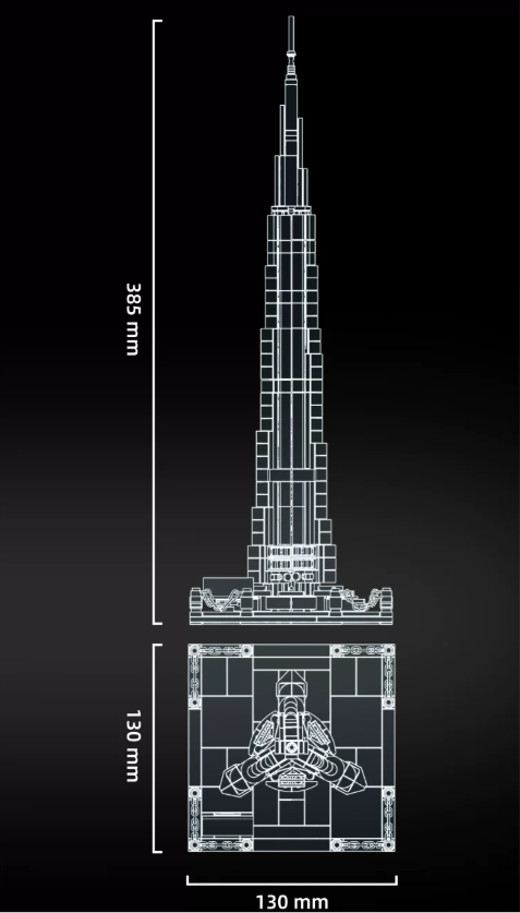 LY 67019 Burj Khalifa Tower - YWOBB