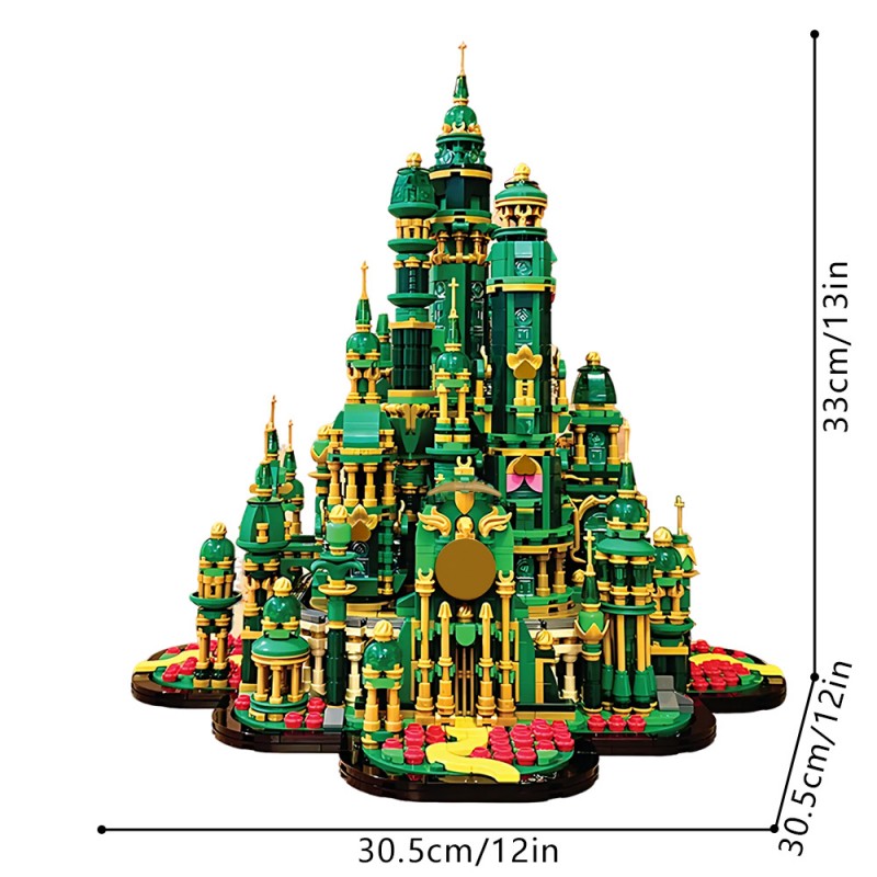 GOBRICKS MOC 241626 Emerald City Wizard's Palace - YWOBB