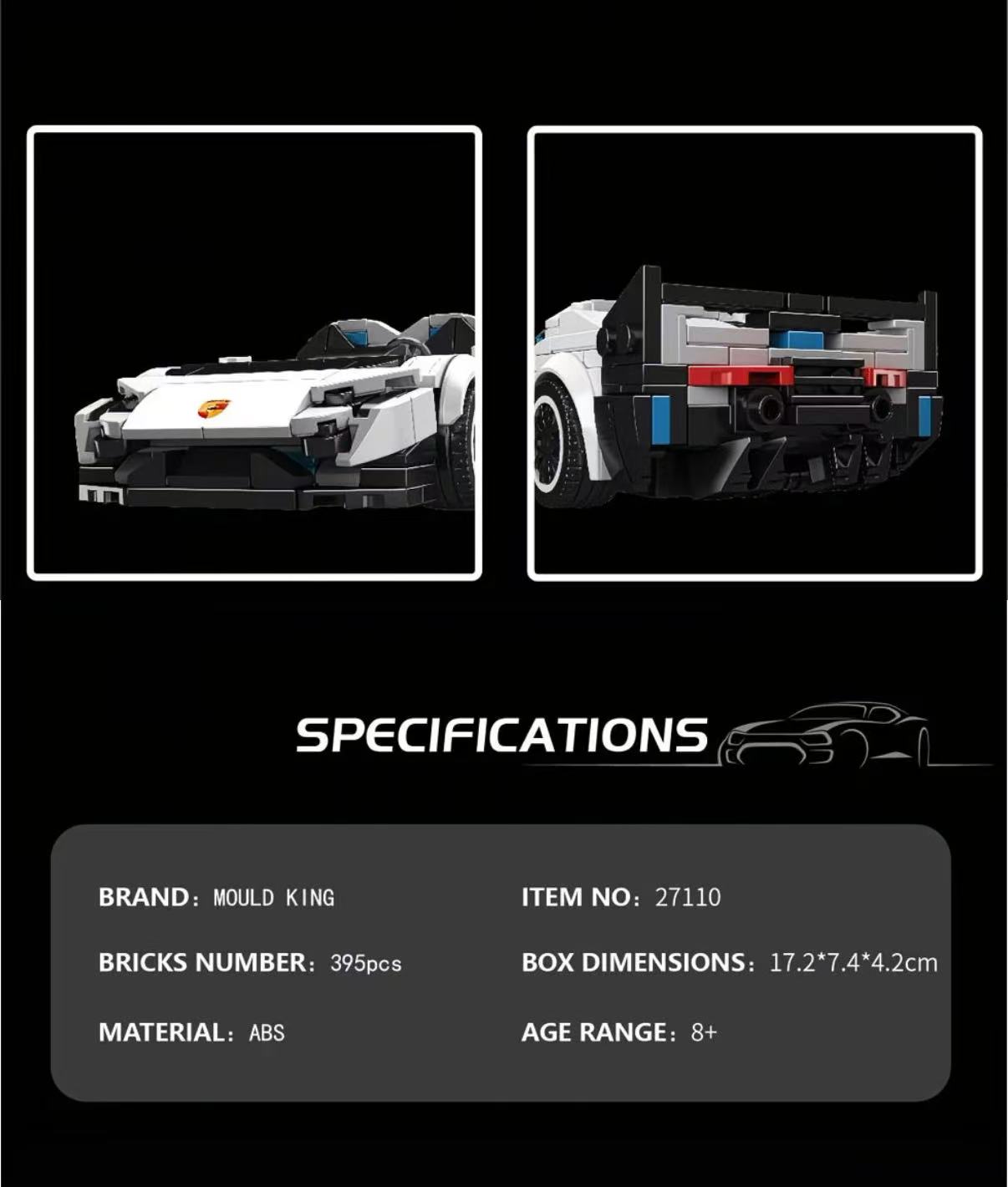 Mould King 27110 Lamborghini SC20 - YWOBB