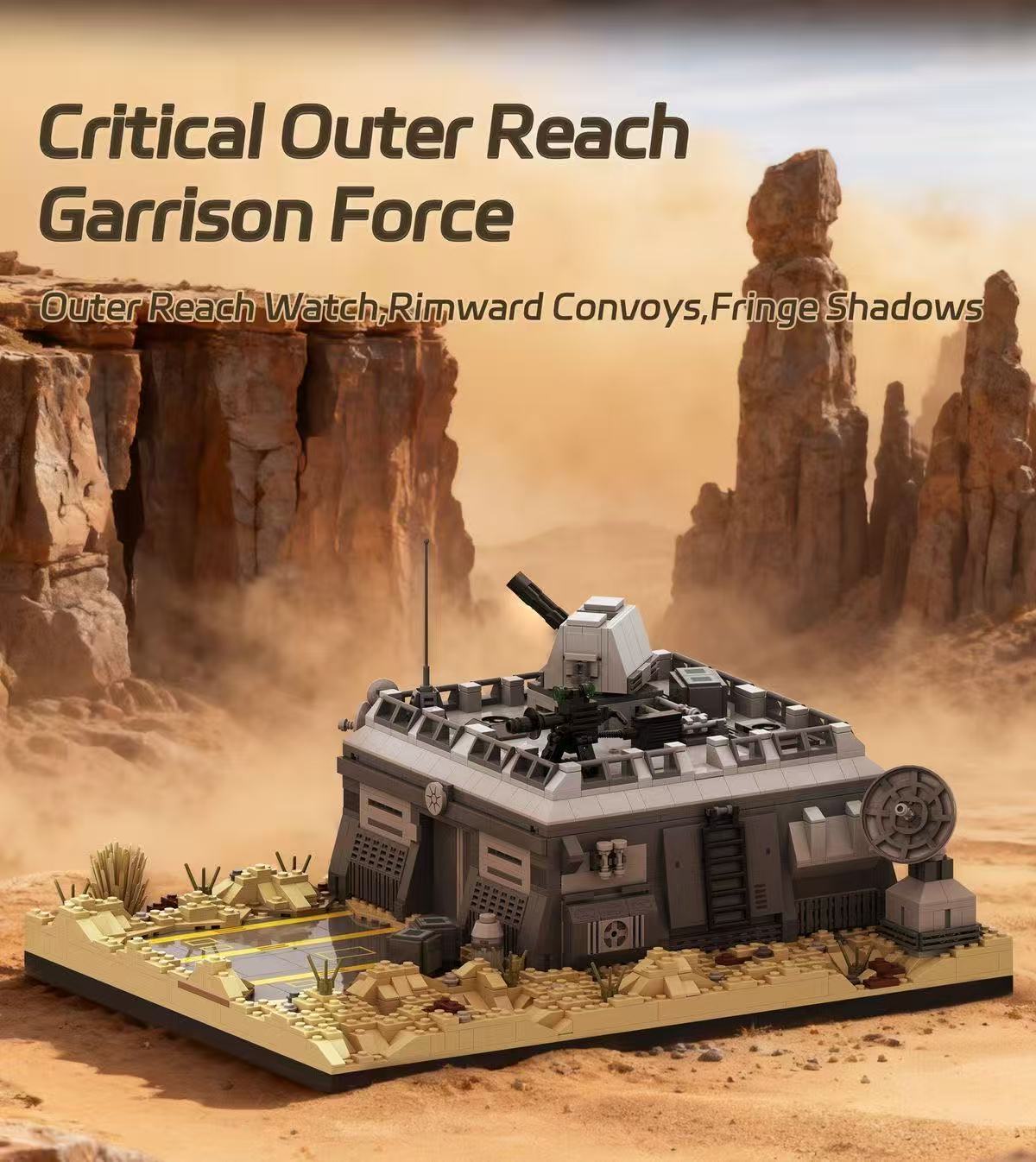 Amazing Block 90010 STAR PLAN GALACTIC FRONTIER GARRISON - YWOBB