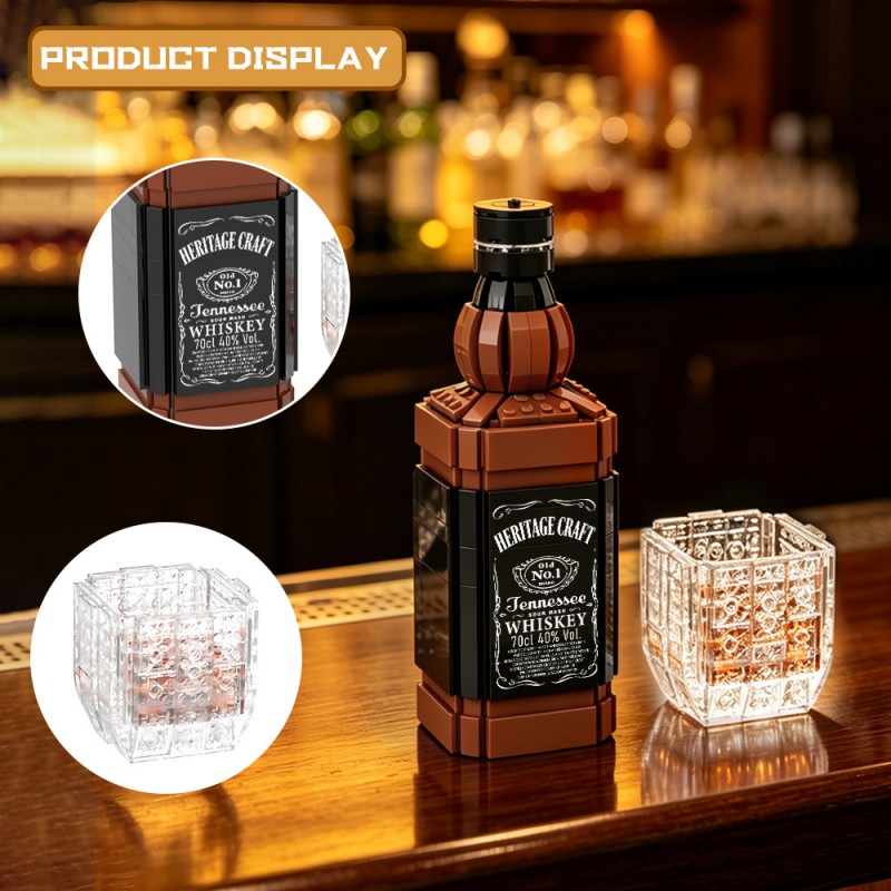 GOBRICKS MOC S1116 Wine bottle - YWOBB