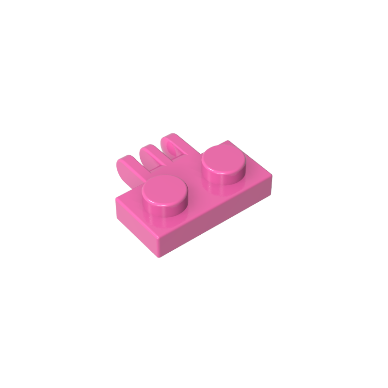 GOBRICKS GDS-90016 Hinge Plate 1 x 2 with 3 Fingers on Side - YWOBB