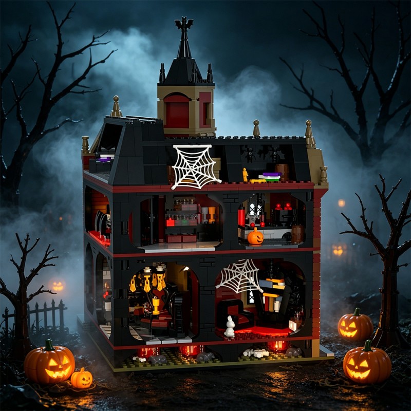 GOBRICKS MOC S1011 Haunted House - YWOBB