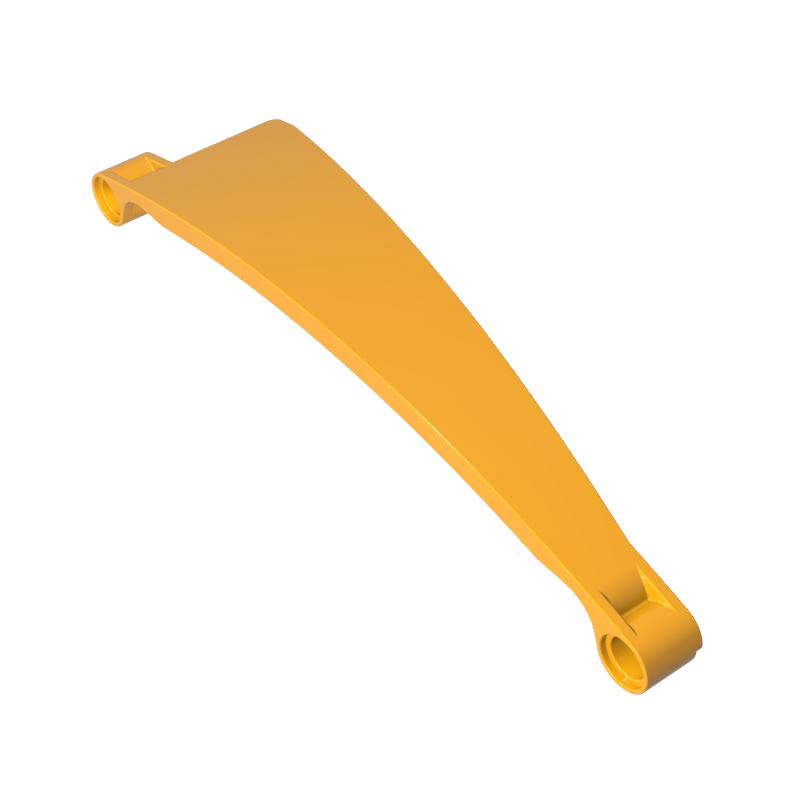 GOBRICKS GDS-90518 Technic Panel Curved #52 3 x 13 Tapered Left - YWOBB