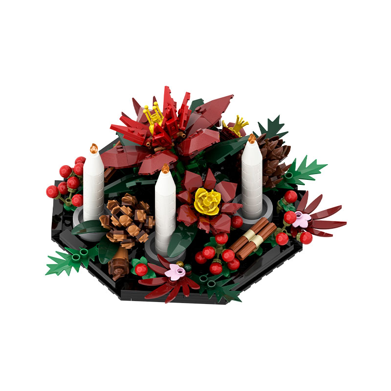 GOBRICKS MOC S1042 Christmas Table Decorations - YWOBB