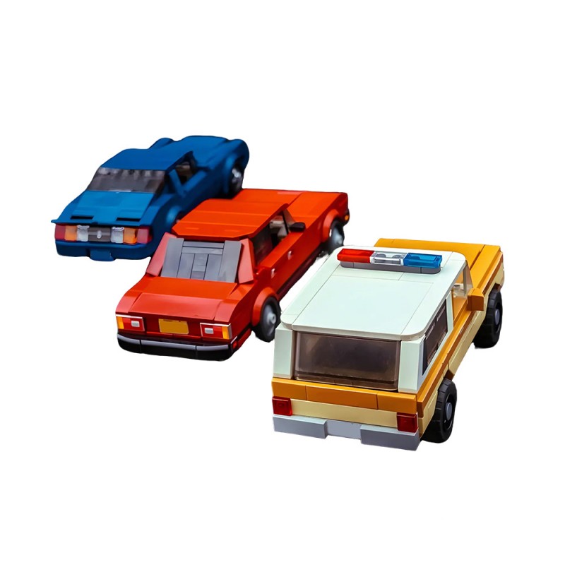 GOBRICKS MOC 243233 Stranger Things car trilogy bundle - YWOBB