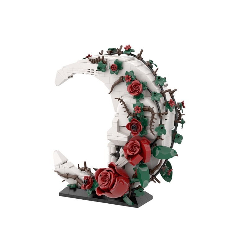GOBRICKS MOC S1068 Moon Skull - YWOBB