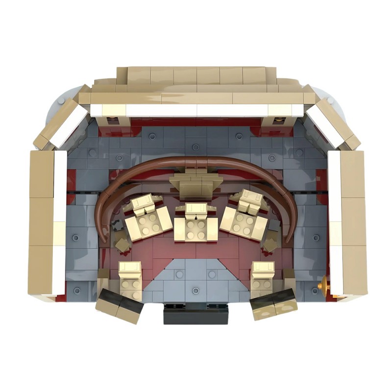 GOBRICKS MOC 256838 Star Trek TNG Enterprise D Bridge Diorama - YWOBB