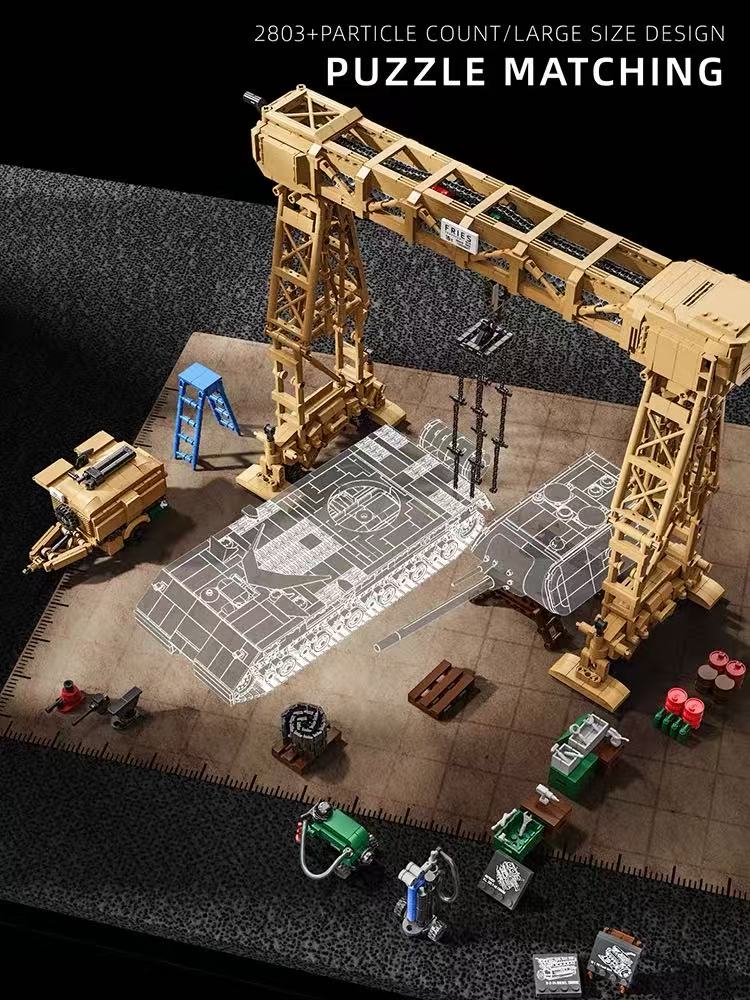 12GO 97037 World War II German RIVERS GANTRY CRANE - YWOBB