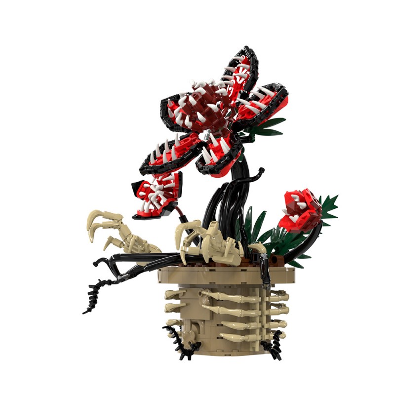 GOBRICKS MOC S1032 Stranger Things Potted Plant - YWOBB