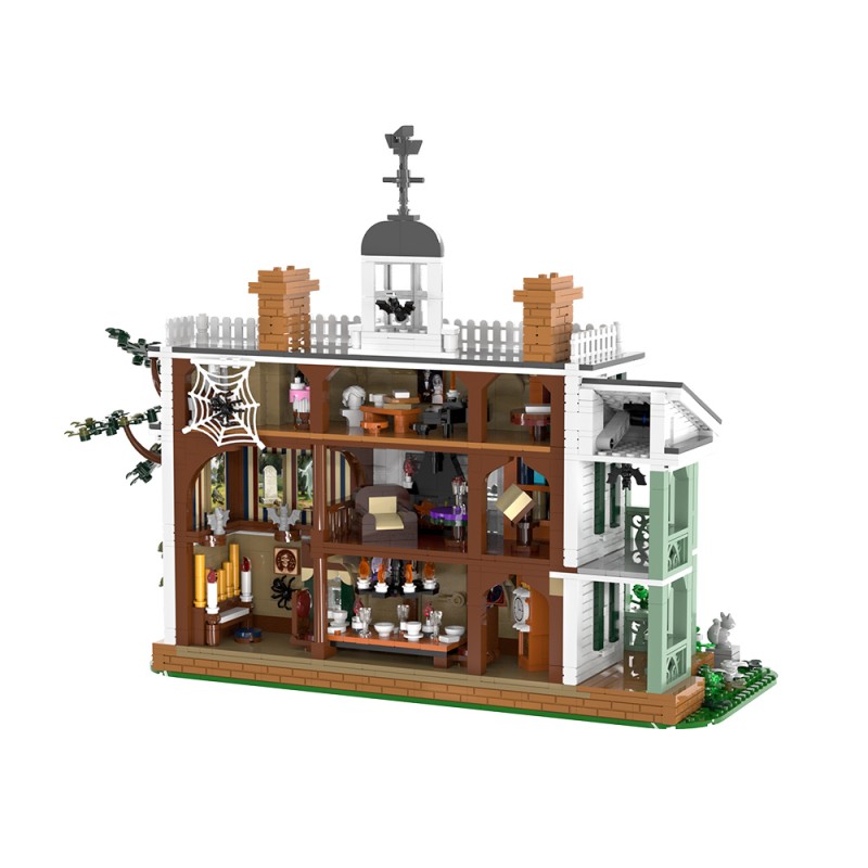 GOBRICKS MOC S1028 Haunted Mansion - YWOBB