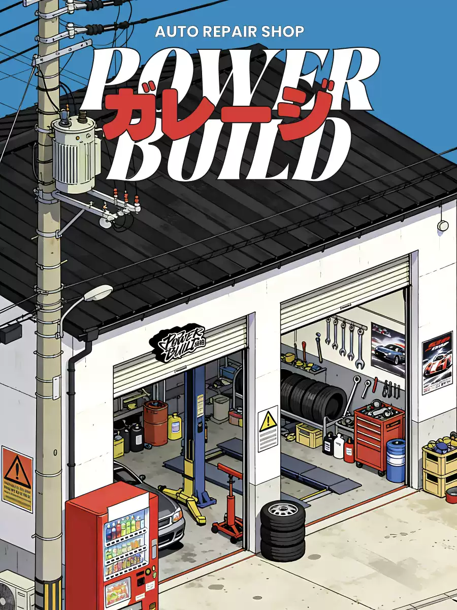 XINYU PB8867 Auto repair shop - YWOBB