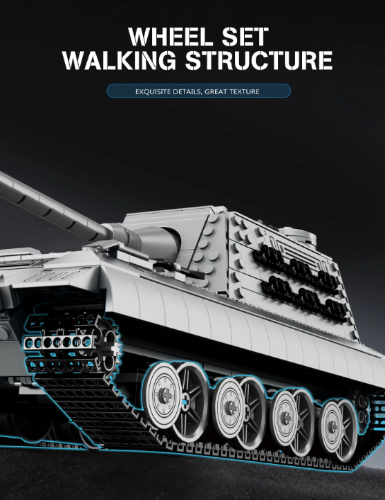 Reobrix 77037 World of Tanks E100 Tank - YWOBB