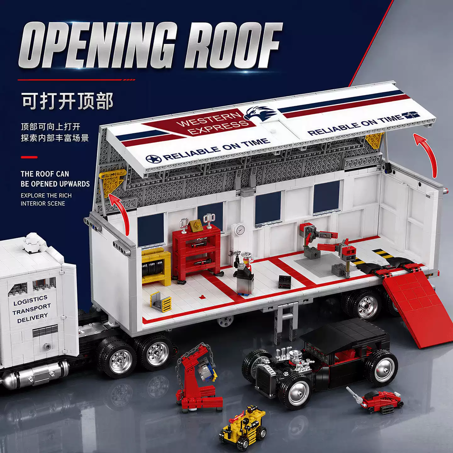 Mould King 10269 Versatile 9900i Truck - YWOBB