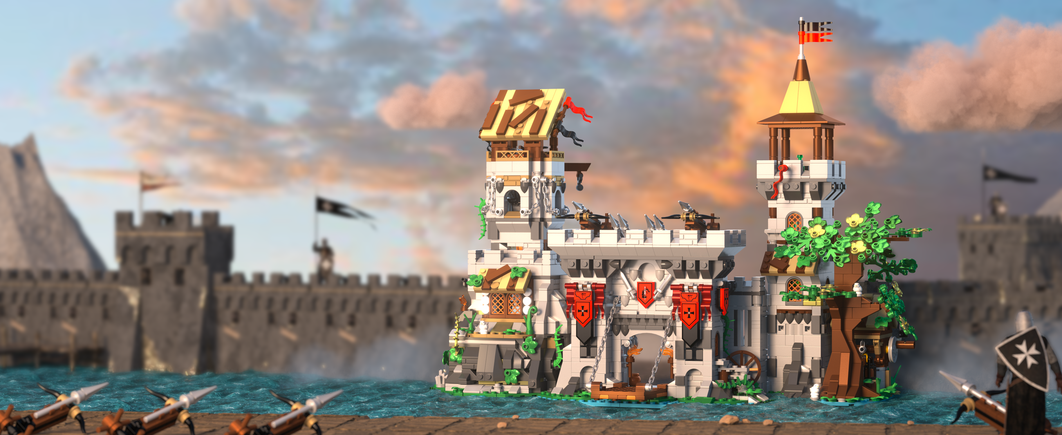 Iambrick 40210 Holy Spirit Knight Fortress - YWOBB