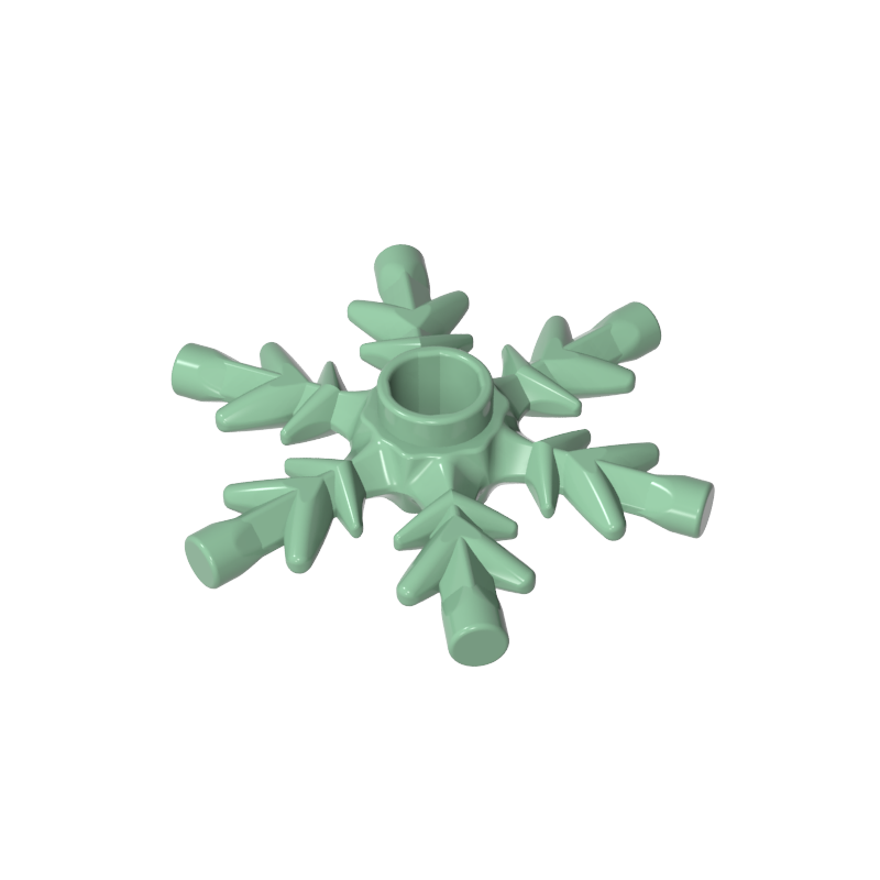 GOBRICKS GDS-M468 4x4 Crystal Ice Snowflake - YWOBB