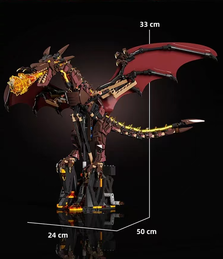 MJ 13102 Mechanical Fire Breathing Dragon - YWOBB