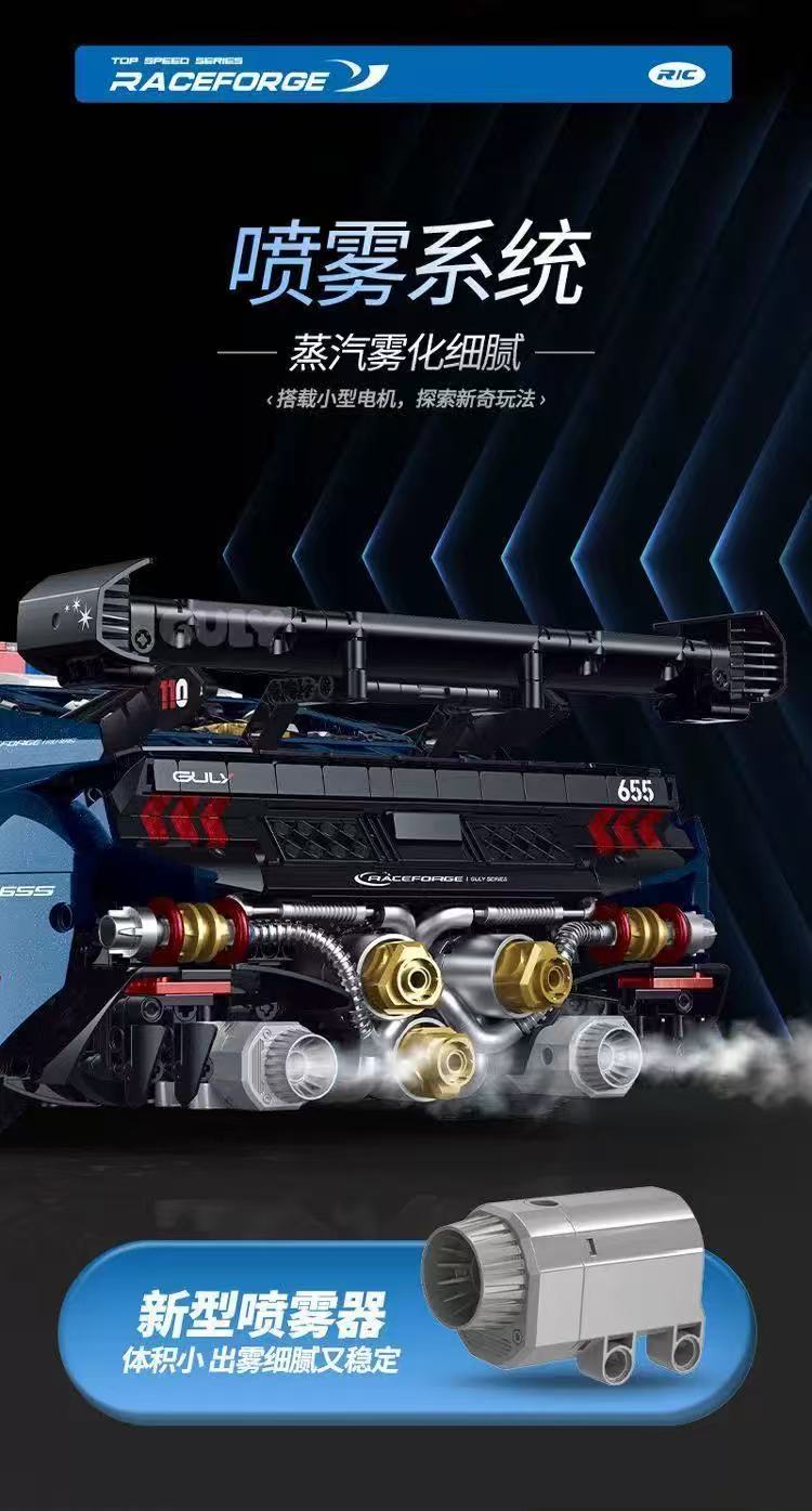 GULY 10655 1:8 Scale Supercar Series Ford Mustang Police Custom Edition - YWOBB