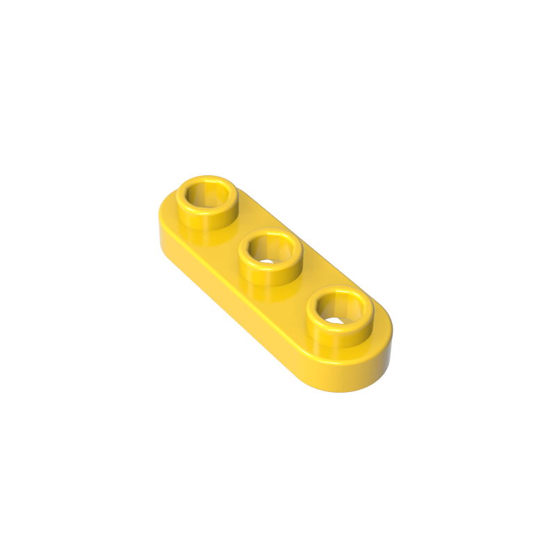 GOBRICKS GDS-90572 Plate Round 1 x 3 with Open Studs - YWOBB