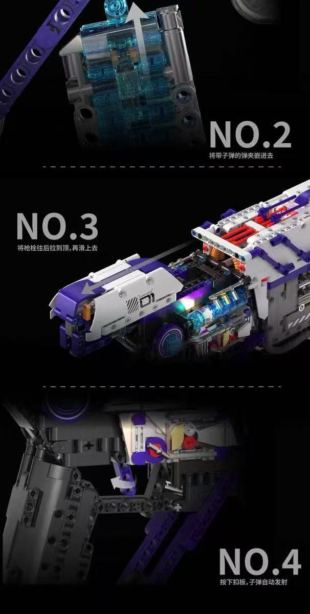 HUIYOYOYI H3001 Sci-Fi Trendy Toy Series Star Galaxy Pistol - YWOBB