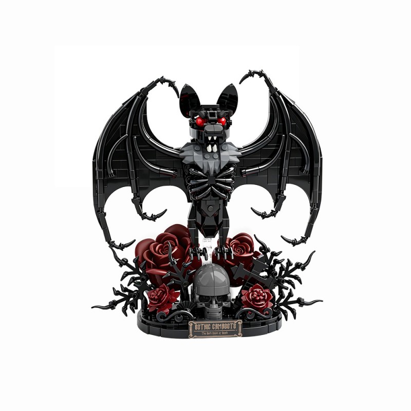GOBRICKS MOC S1024 Gothic Bat - YWOBB