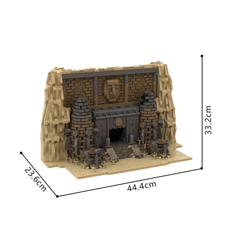 GOBRICKS MOC 249197 Fallout 2 Temple of Trials - YWOBB