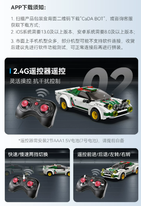 CADA C51066 1:20 Lancia HF Rally Car - YWOBB