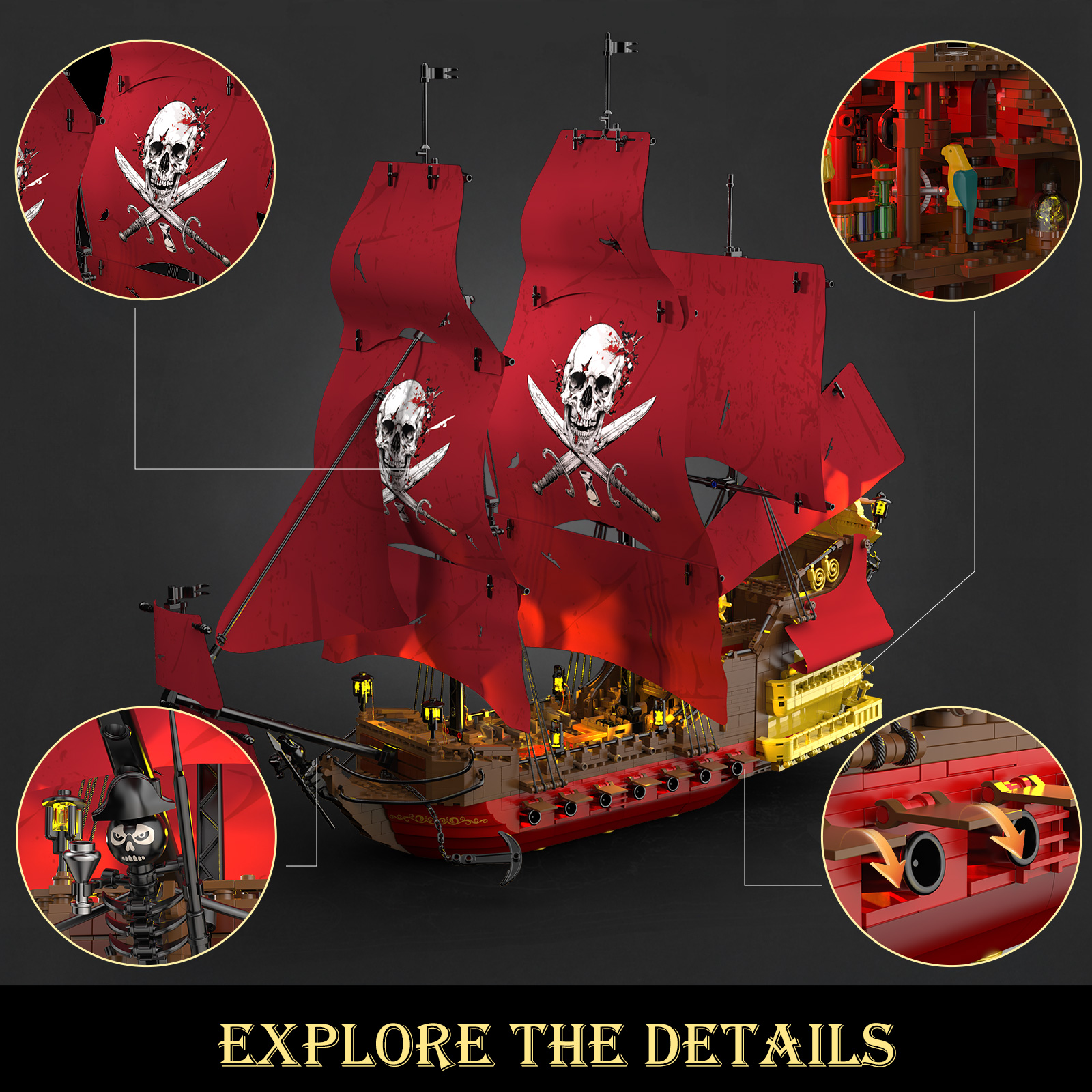 JMBricklayer 40003 Queen Anne's Revenge - YWOBB