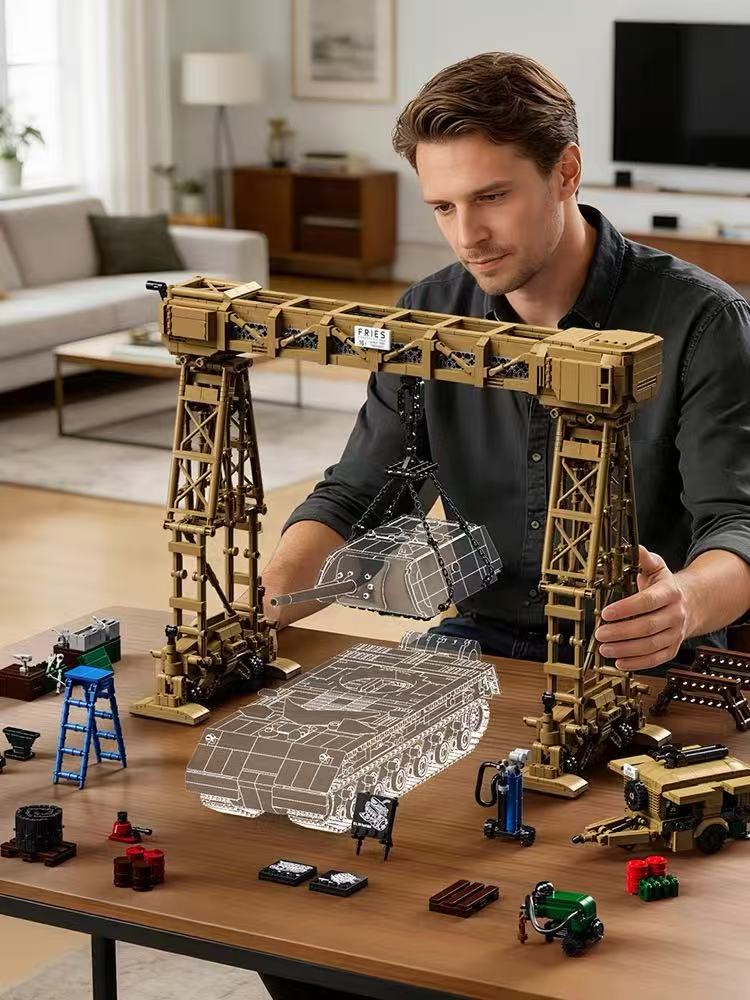 12GO 97037 World War II German RIVERS GANTRY CRANE - YWOBB