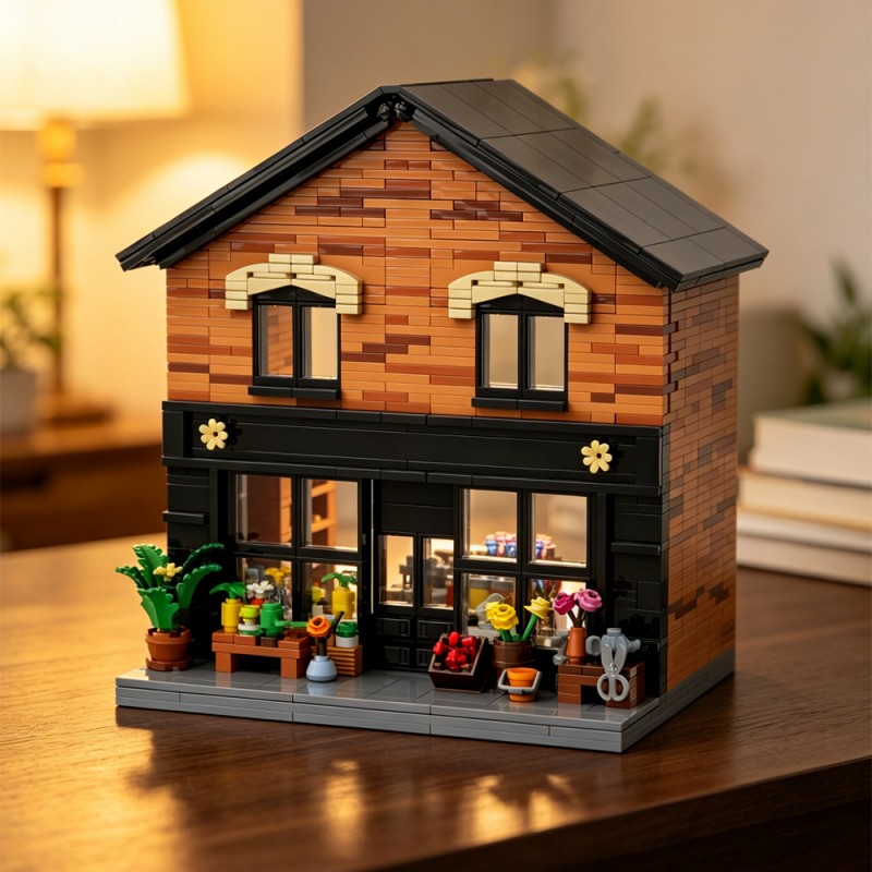 GOBRICKS MOC S1110 Schitt's Creek Rose Apothecary - YWOBB