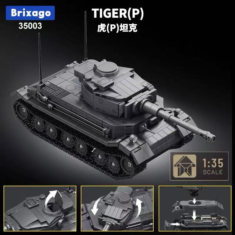LY 35003 1:35 TIGER (P) TANK - YWOBB
