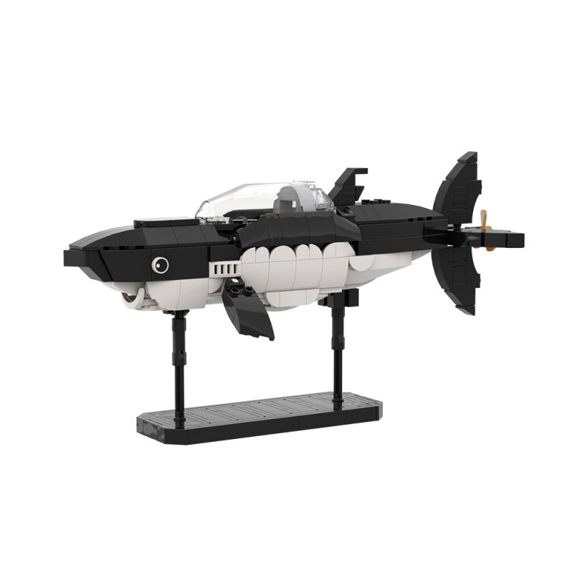 GOBRICKS MOC S1100 Tintin's Shark Submarine - YWOBB