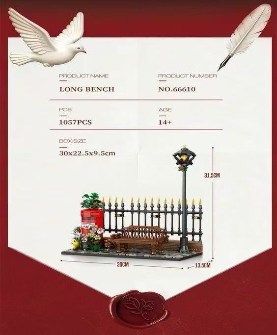 Reobrix 66610 LONG BENCH - YWOBB