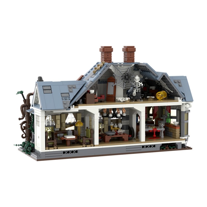 GOBRICKS MOC S1033 Maniac killer house - YWOBB