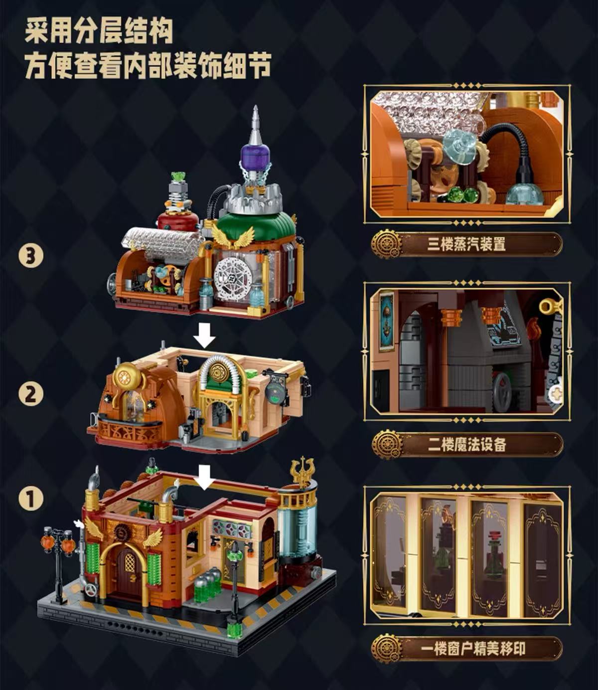 Mork 10321 Steam Magic Workshop - YWOBB