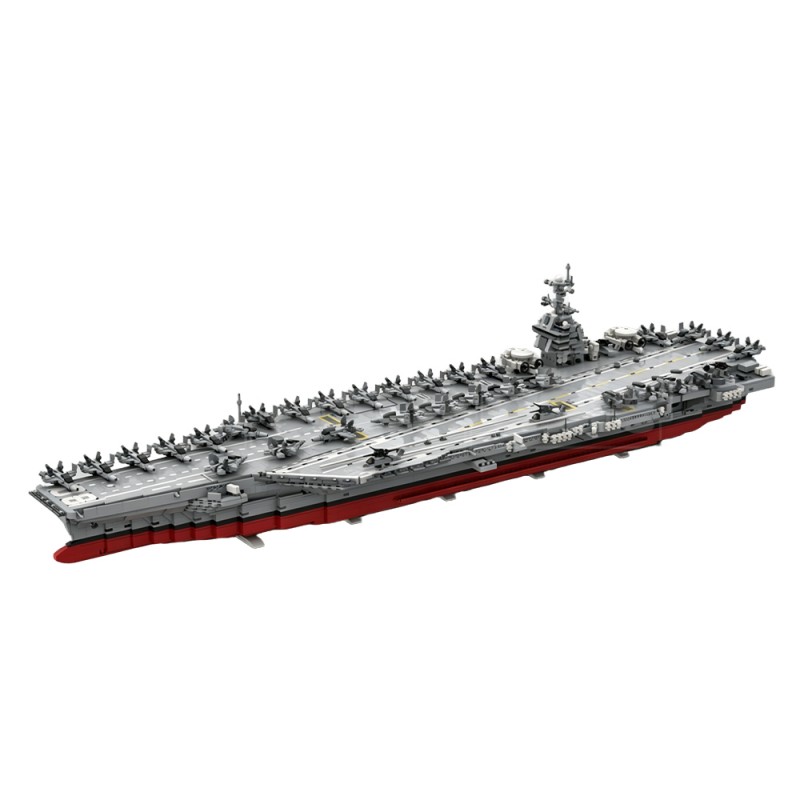 GOBRICKS MOC 241814 USS Enterprise (CVN-80) - YWOBB
