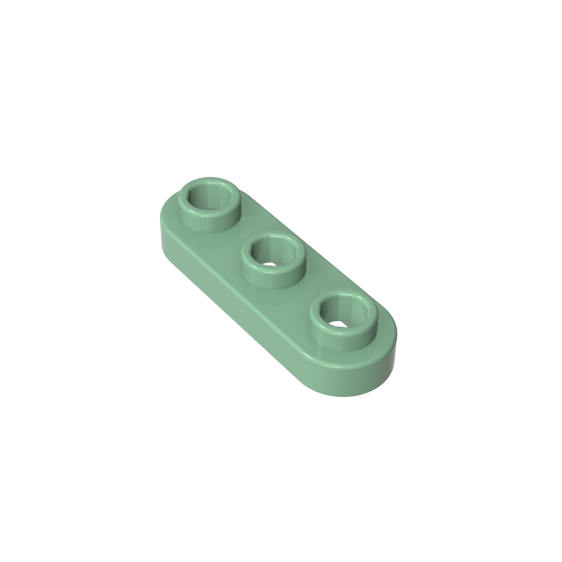 GOBRICKS GDS-90572 Plate Round 1 x 3 with Open Studs - YWOBB