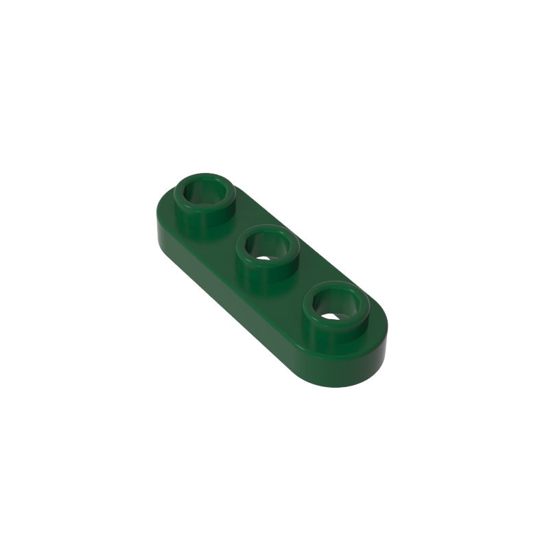 GOBRICKS GDS-90572 Plate Round 1 x 3 with Open Studs - YWOBB