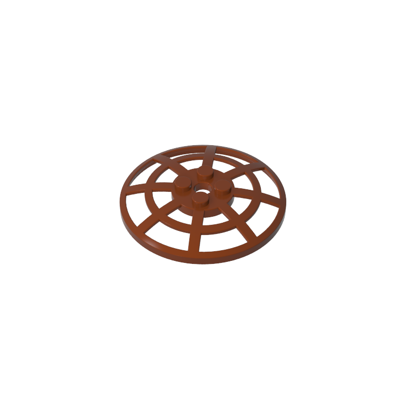 GOBRICKS GDS-1289 Dish 6 x 6 Inverted Webbed - YWOBB