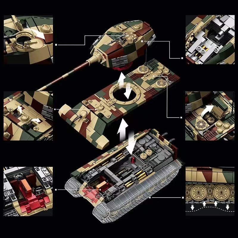 12GO 97027 German Tiger II Heavy Tank (WWII) - YWOBB