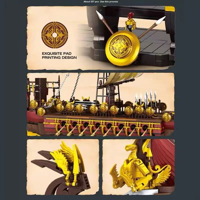 Reobrix 66104 Spartan Warship - YWOBB